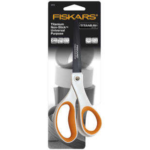 Fiskars NonStick Titanium schaar Universal Purpose 21cm. rechtshandig