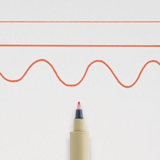 Sakura Sakura Pigma Micron PN 0.4/0.5mm. Rood