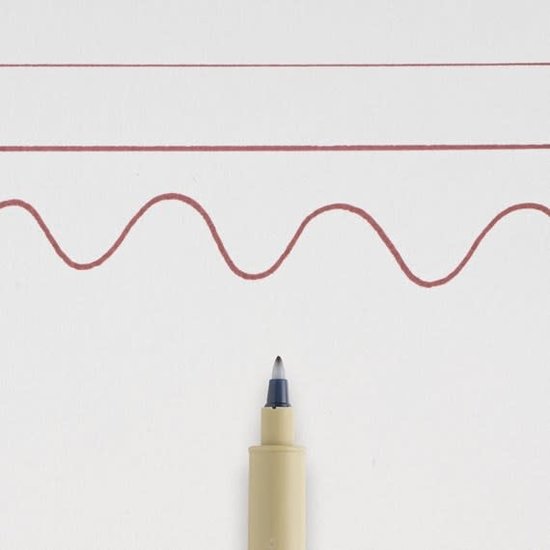 Sakura Sakura Pigma Micron PN 0.4/0.5mm. Bordeauxrood