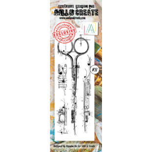 AALL and Create Half A5 Stempel Border Scissors