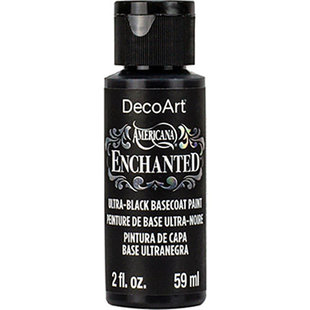 Americana Decor Acryl Enchanted 59ml Ultra Black Basecoat
