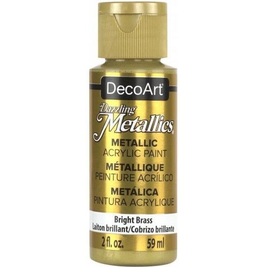 Deco Art Americana Decor Acryl Dazzling Metallics 59ml Bright Brass