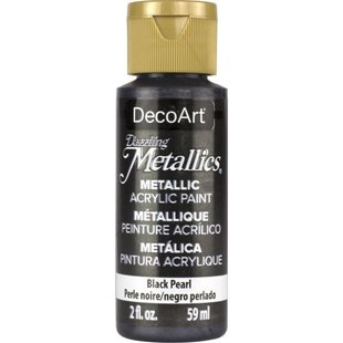 Americana Decor Acryl Dazzling Metallics 59ml Black Pearl