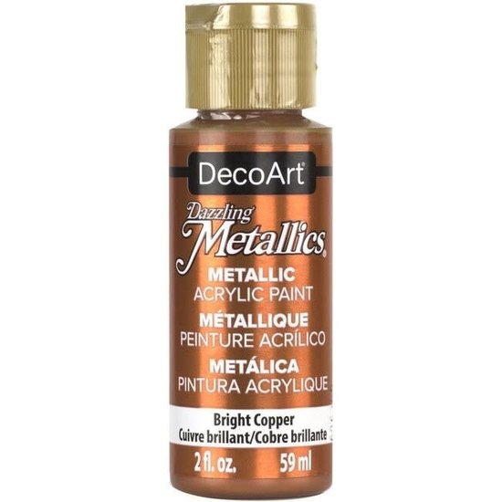 Deco Art Americana Decor Acryl Dazzling Metallics 59ml Bright Copper