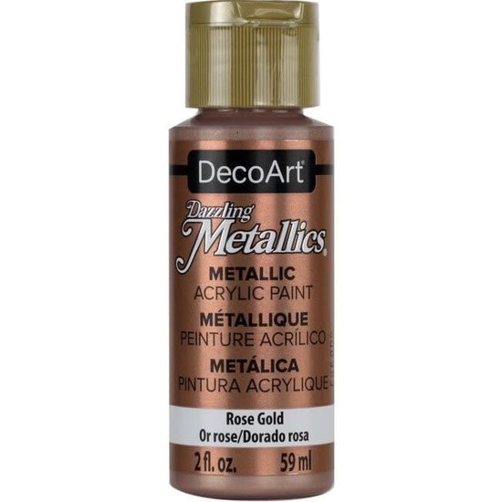 Deco Art Americana Decor Acryl Dazzling Metallics 59ml Rose Gold