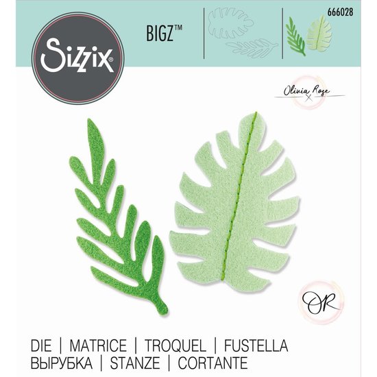 Sizzix Sizzix Bigz L Die Doodle Leaves