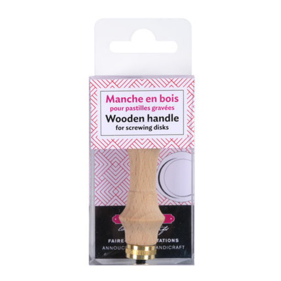 Brause Handvat voor  Wax zegel stempel in hout naturel - Naturel