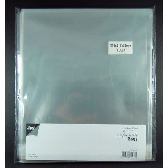 Joy Crafts Joy Crafts Zelfsluitende Cellofaan Zakjes 215x215mm 100st