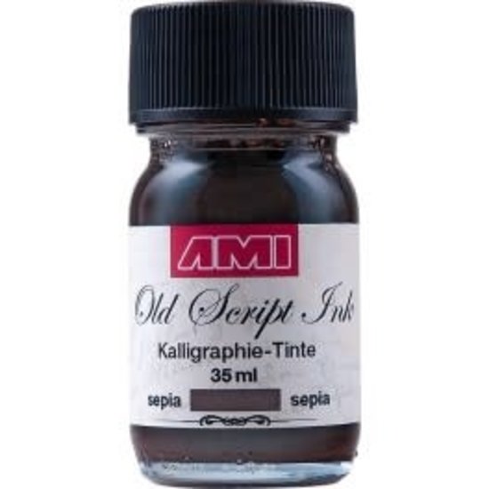 Ami Old Script Inkt 35ml Sepia