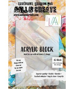 AALL & Create Acryl Blok dik 2mm. A5