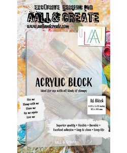 AALL & Create Acryl Blok dik 2mm. A6