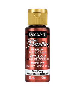 Americana Decor Acryl Dazzling Metallics 59ml Worn Penny