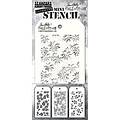 Tim Holtz Tim Holtz Mini Layering Stencil 3 1/8" x 6 1/4" Set 54 3/Pkg