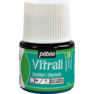 Pebeo Vitrail Glasverf Transparent 45ml Lagoon nr. 56