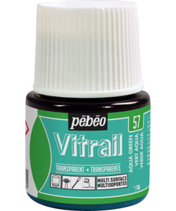 Pebeo Vitrail Glasverf Transparent 45ml Aqua Green nr. 57