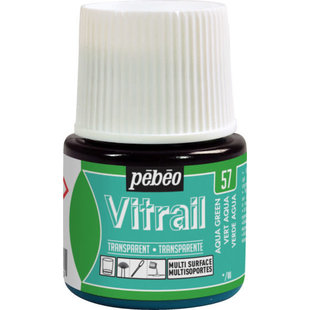 Pebeo Vitrail Glasverf Transparent 45ml Aqua Green nr. 57