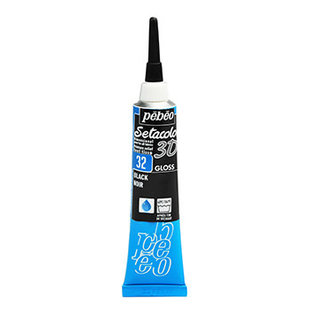 Pebeo Setacolor Textielverf 3D Liner 20ml Glossy Black nr. 32