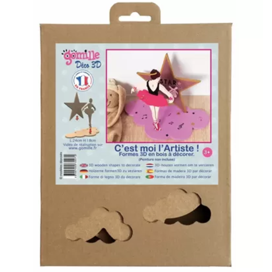 Gomille MDF Ballerina Set 24x18cm