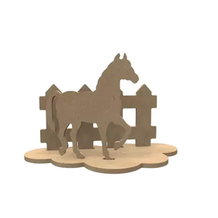 MDF Paard Set 24x15cm