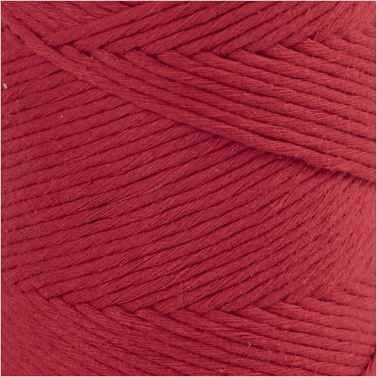 Creotime Macramé Koord 2mm 198m 330g Rood