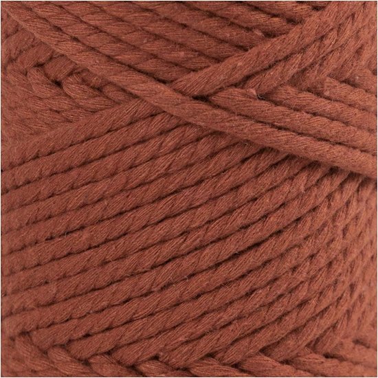 Creotime Macramé Koord  4mm 55m 330g Burnt Orange