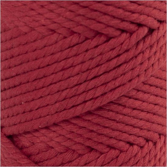 Creotime Macramé Koord  4mm 55m 330g Rood