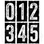 Tim Holtz Tim Holtz Cling Stamp Big Number Blocks