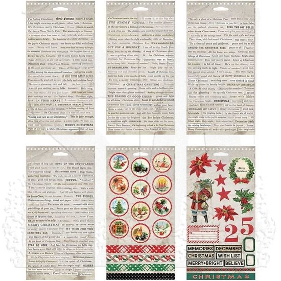 Tim Holtz Tim Holtz Idea-Ology Sticker Book Christmas 314 pc
