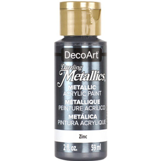 Deco Art Americana Decor Acryl Dazzling Metallics 59ml Zinc