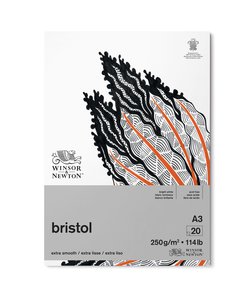 Winsor & Newton Marker Paper Bristol Extra smooth 250g. A3  20st.