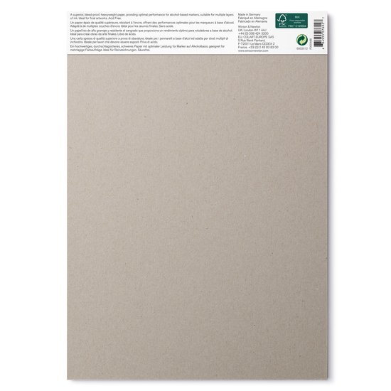 Winsor & Newton Winsor & Newton Marker Paper Heavy Weight  Bleedproof 160g. A4 25st.