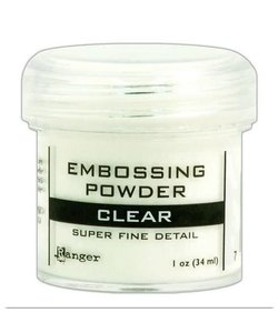 Ranger Embossing Powder super fine detail 34ml. Clear