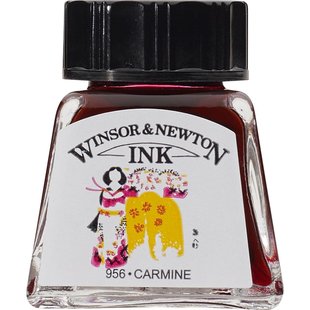 Winsor & Newton Ink 14ml. Carmine