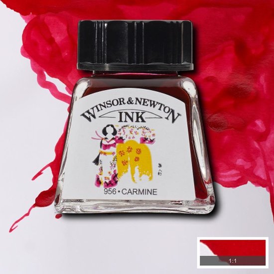 Winsor & Newton Winsor & Newton Ink 14ml. Carmine