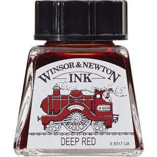 Winsor & Newton Ink 14ml. Deep Red