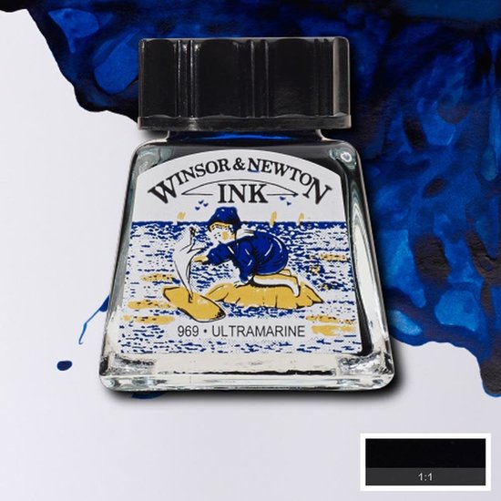 Winsor & Newton Winsor & Newton Ink 14ml. Ultramarine Blue