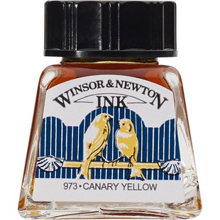 Winsor & Newton Ink 14ml. Canary Yellow