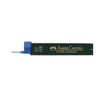 Potloodstiftjes in Polymer koker voor Faber Castell Vulpotlood 0,7 HB 12 st.