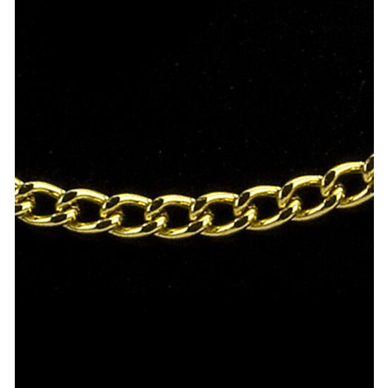 Hobby & Crafting Fun Ketting metaal 3mm x 1m goudkleurig