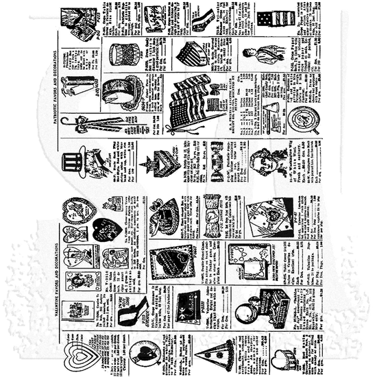 Tim Holtz Tim Holtz Cling Stamp Seasonal Catalog 2