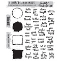 Tim Holtz Tim Holtz Cling Stamp Note Quotes