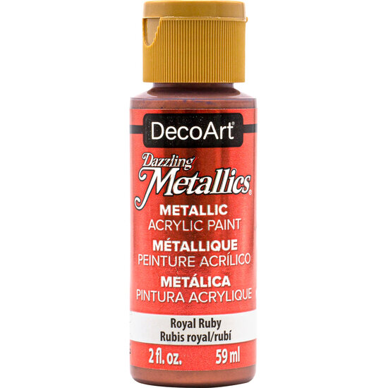 Deco Art Americana Decor Acryl Dazzling Metallics 59ml Royal Ruby