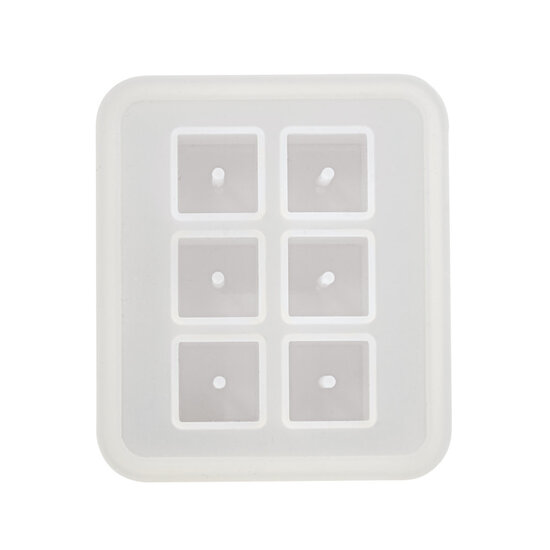 Rayher Silicone gietmal vorm Kubus 16x16mm.