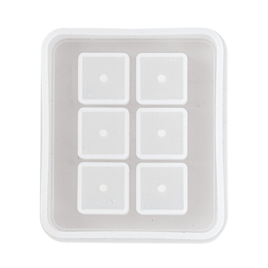 Rayher Silicone gietmal vorm Kubus 16x16mm.