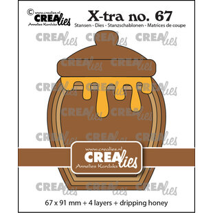 Crealies Xtra Stansmal Honingpot