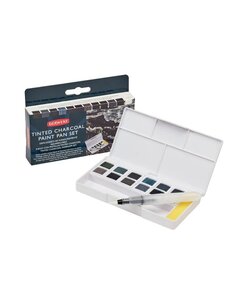 Derwent Tinted Charcoal Paint Pan Set 12st