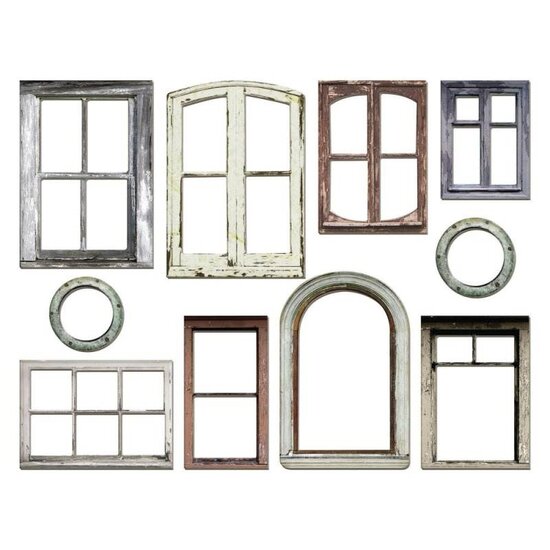 Tim Holtz Tim Holtz Idea-Ology Baseboard Window frames 10 pcs.