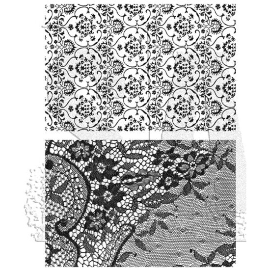 Tim Holtz Tim Holtz Cling Stamp Ornate & Lace