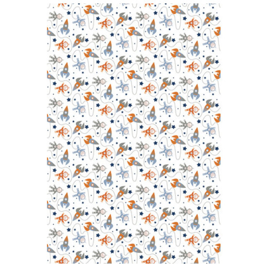 Decopatch Vel Decopatch Papier Textuur Patroon Ruimtevaart