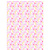 Decopatch Vel Decopatch Papier Textuur Patroon Vogel Roze/Goud